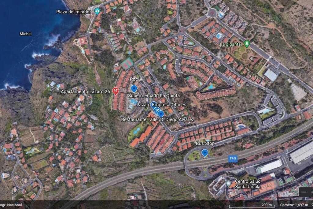 Apartamento Lazaro 26 Terraza Con Vistas Al Mar Santa Úrsula Екстериор снимка